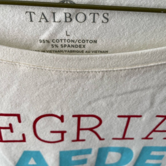 Talbots crewnecked long sleeved cotton tees NWOT - Picture 3 of 6